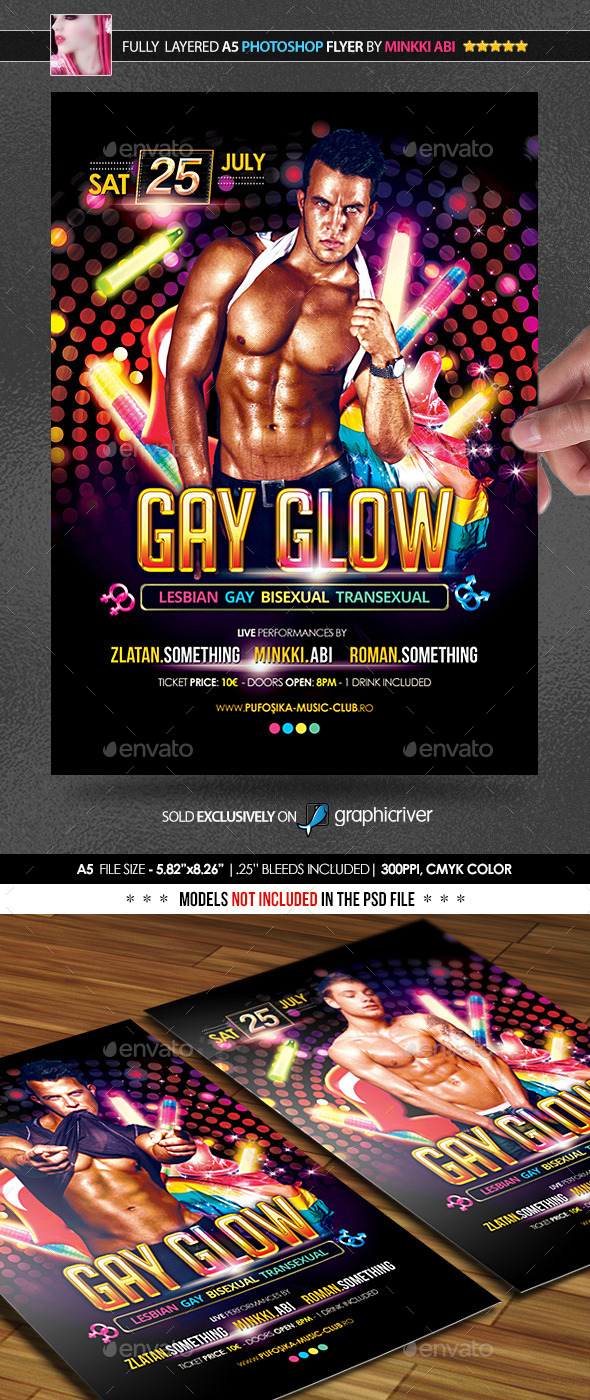 Gays Flyer Templates Graphicriver